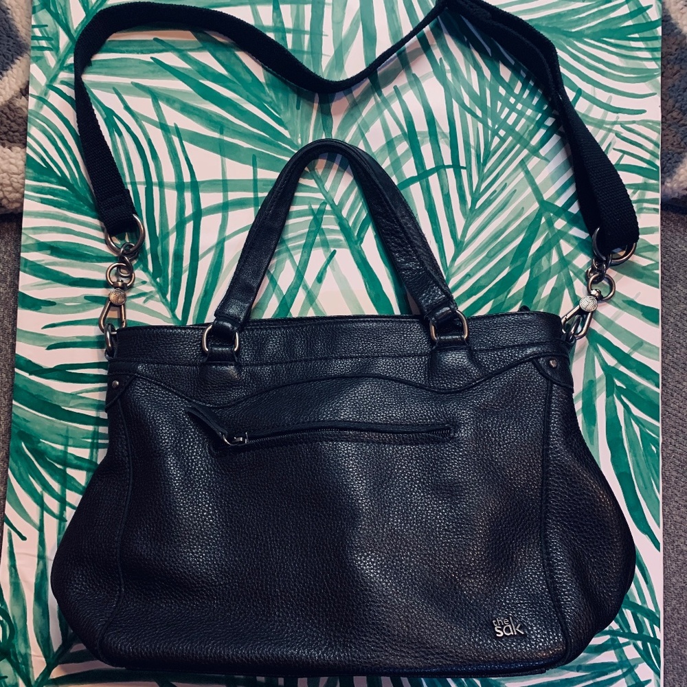 The sak leather purse black